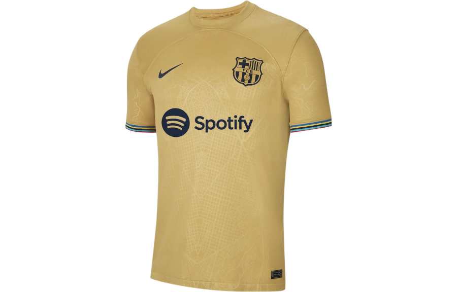 Nike Nike Barcelona Soccer Jersey Fan Edition Men's Gold