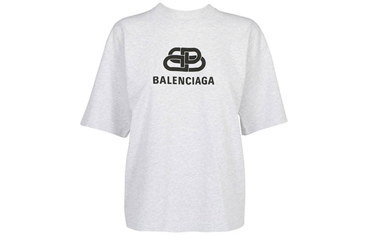 Balenciaga Regular Sleeve T Shirt Women's Gray