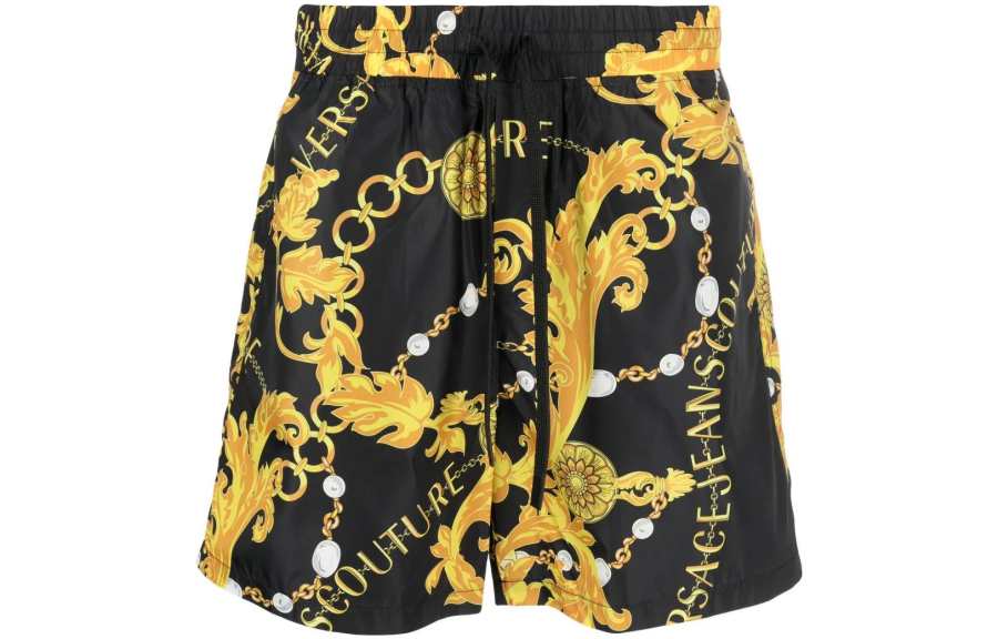 VERSACE JEANS COUTURE 【Best of: PromotionsPrevious Season】Chain Couture drawstring shorts