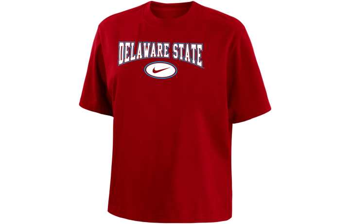 Nike Nike Delaware State Women's Nike College Boxy T Shirt