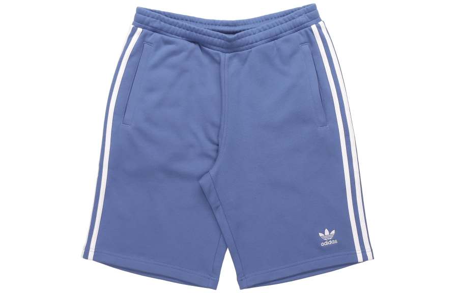 Adidas Originals 3 Stripes Sports Shorts Men's Blue Moderate