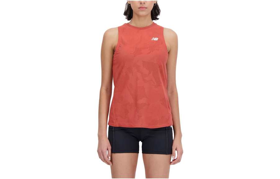 New Balance New Balance Q Speed Tank Tops Women's Starlight Color Crew Neck Moderate Straight Fit