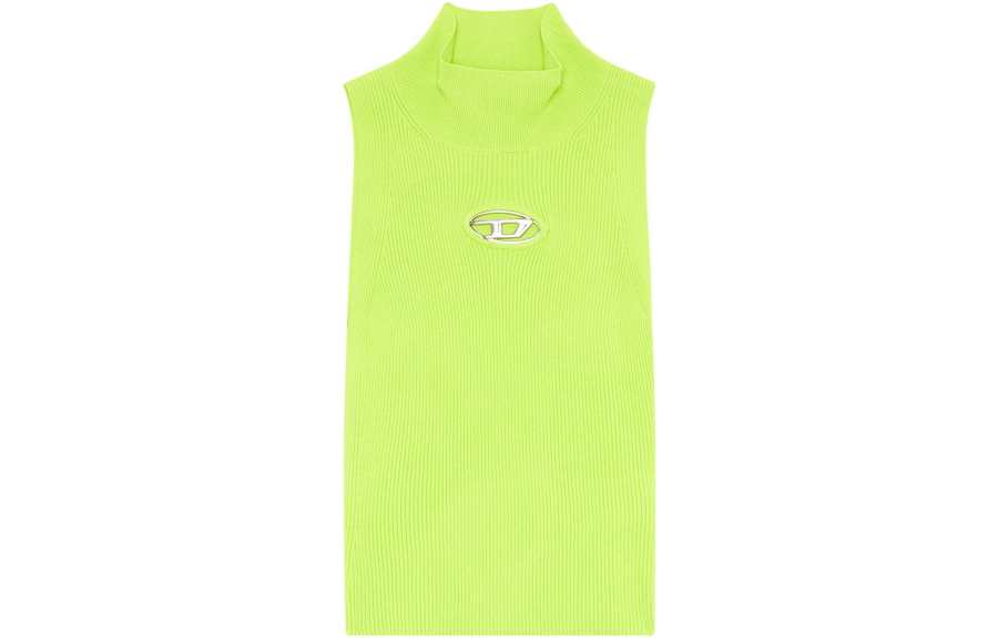 DIESEL M-Onervax Logo-plaque Mock-neck Top