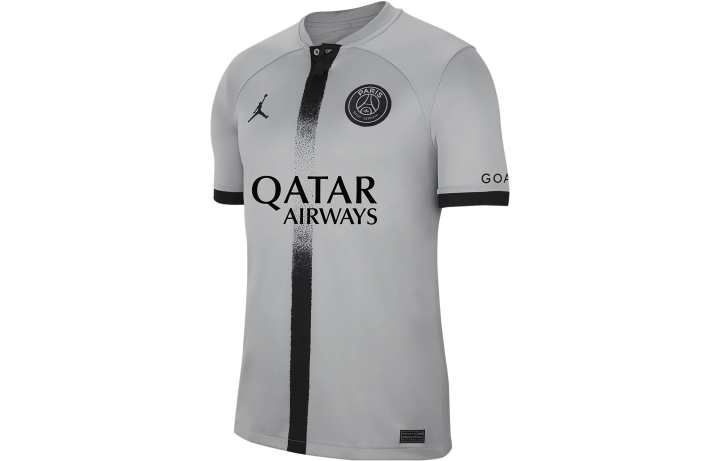 Nike Nike Paris Saint Germain Soccer Jerseys Men's Gray Moderate