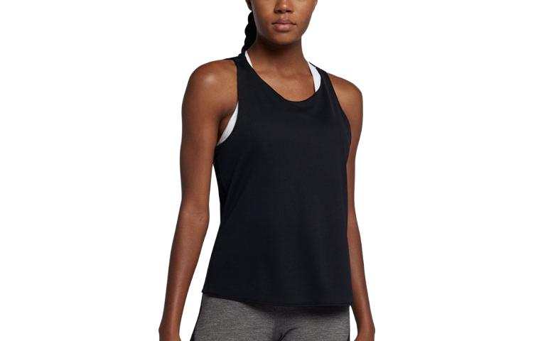 Nike Nike Tank Tops Women's Black Straight Fit