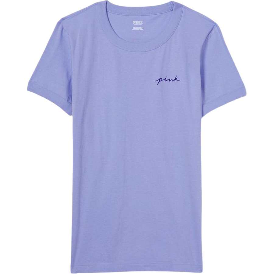 Victoria's Secret T Shirt Women's Blue Purple