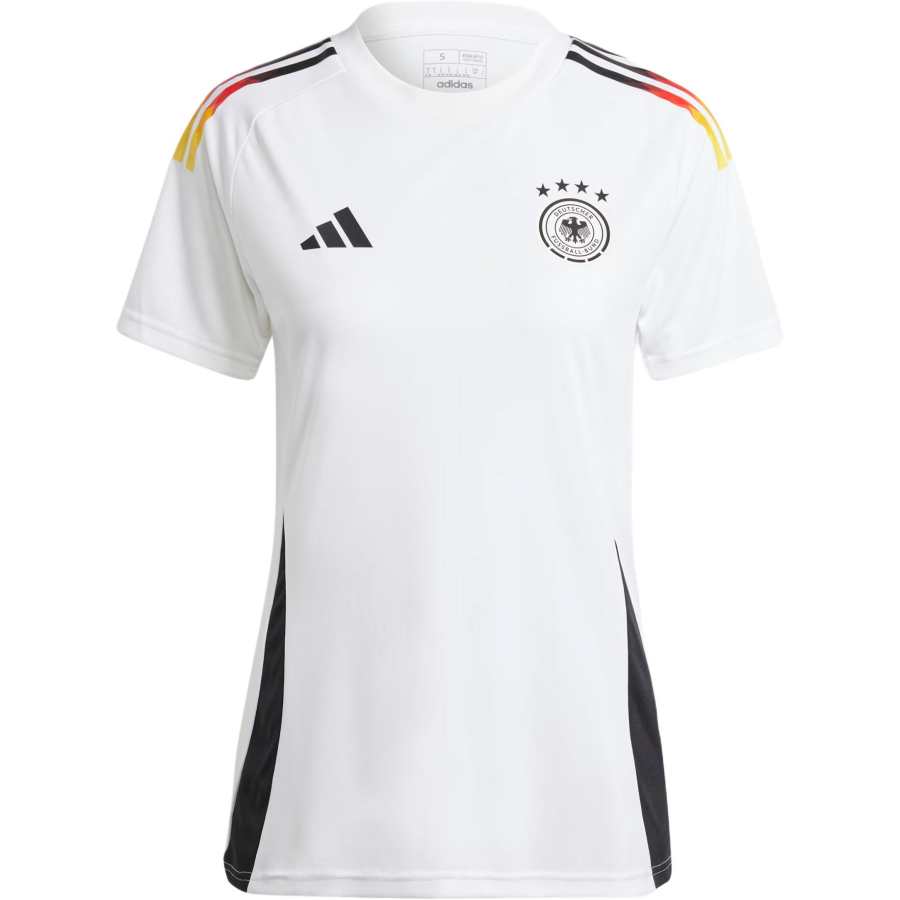 Adidas Adidas Clothing T Shirts Women's White Crew Neck Moderate
