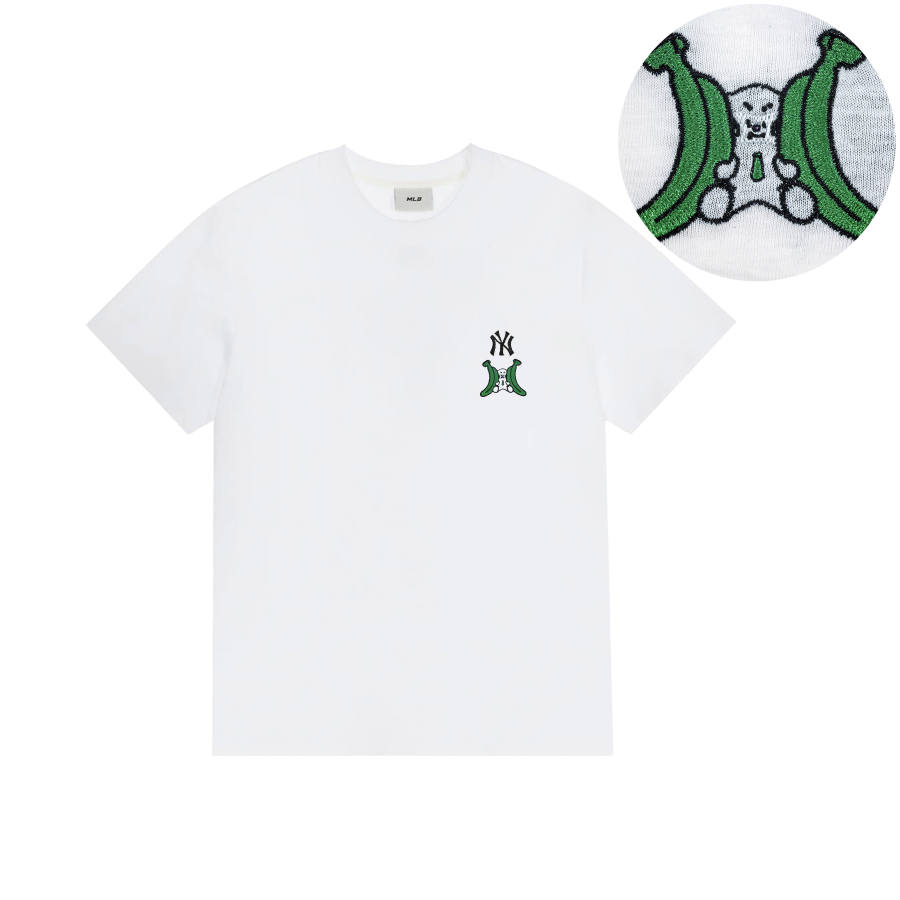 MLB MLB T Shirts Unisex White Crew Neck Moderate