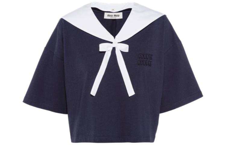 MIU MIU SS22 T Shirt Women's Blue