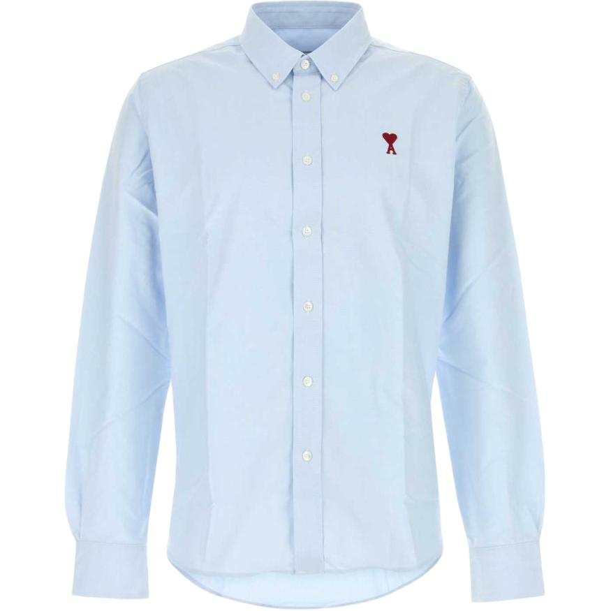 AMIPARIS Ami Paris Ami De Coeur Logo Embroidered Shirt