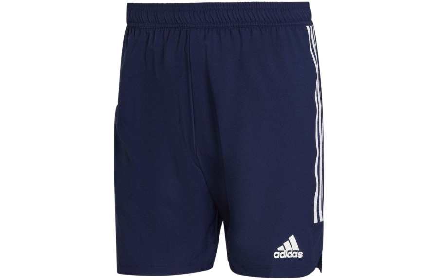 Adidas Adidas Soccer Bottoms Men's Dark Blue Moderate Straight Fit Pants