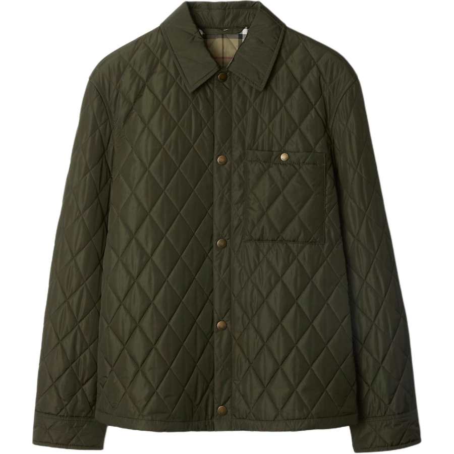 Burberry Long Sleeved Quilted Padded Jacket