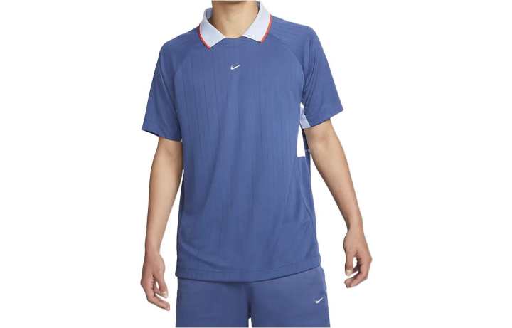 Nike Nike Soccer Jerseys Men's Blue Moderate Straight Fit