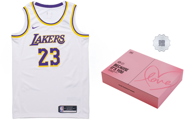Nike Nike NBA Basketball Jerseys Men's Gift Box Set White Moderate Straight Fit