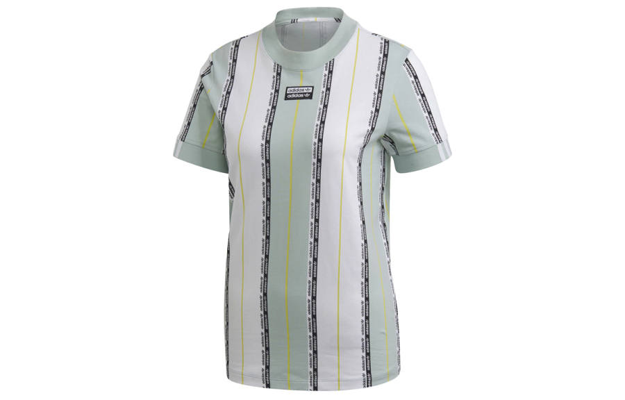 Adidas Originals T Shirts Women's Crew Neck Moderate Straight Fit