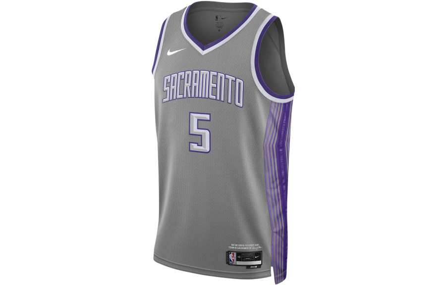 Nike Nike Basketball Jerseys Unisex Gray Moderate Straight Fit
