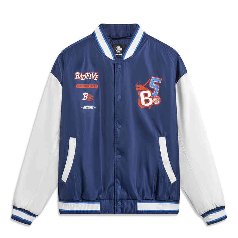 Li-Ning Li Ning Basketball Collection Puffer Jacket Men's Navy Ivory