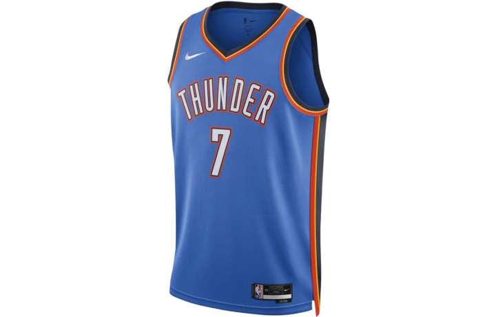 Nike Nike Oklahoma City Thunder Icon Edition Men's Nike Dri-FIT Nba Swingman Jersey
