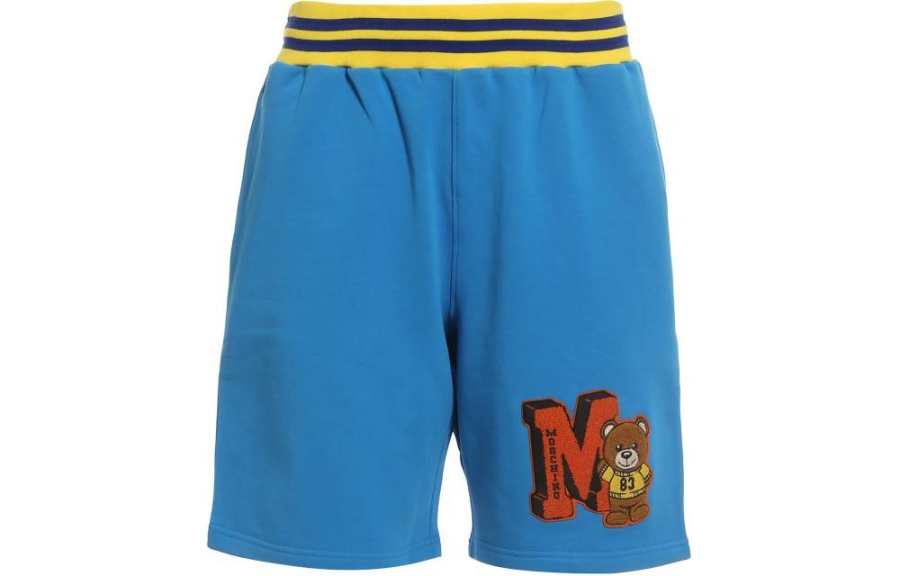 MOSCHINO Moschino Logo Teddy Patch Shorts