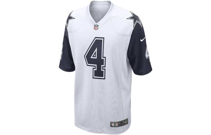Nike Nike Soccer Jerseys Men's White Moderate Straight Fit