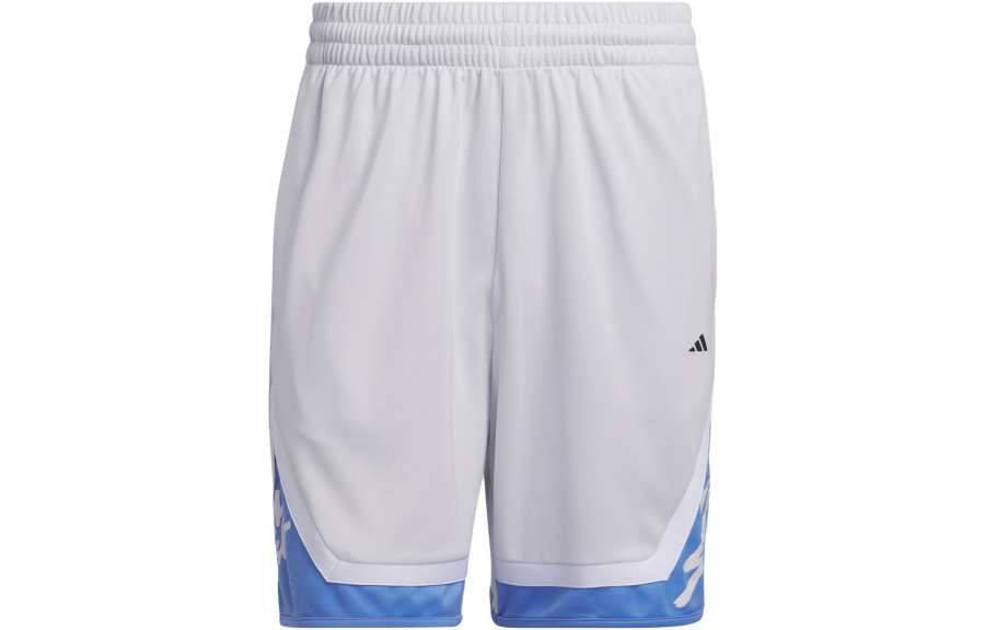 Adidas Adidas Basketball Shorts Men's Symbol Gray Moderate Straight Fit Pants