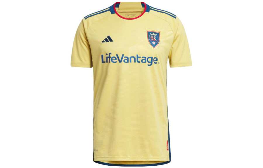 Adidas Adidas Soccer Jerseys Men's Yellow Iron Ore Moderate