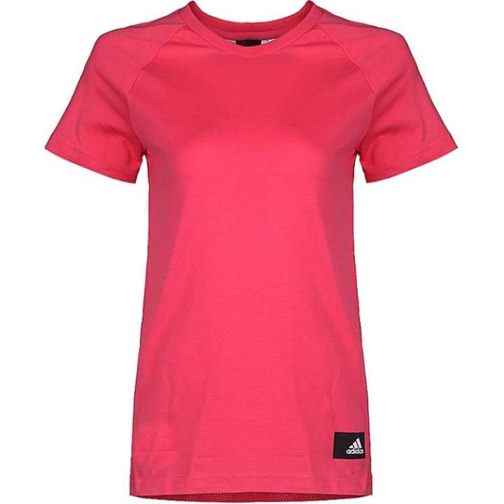 Adidas Adidas T Shirts Women's Red Crew Neck Moderate