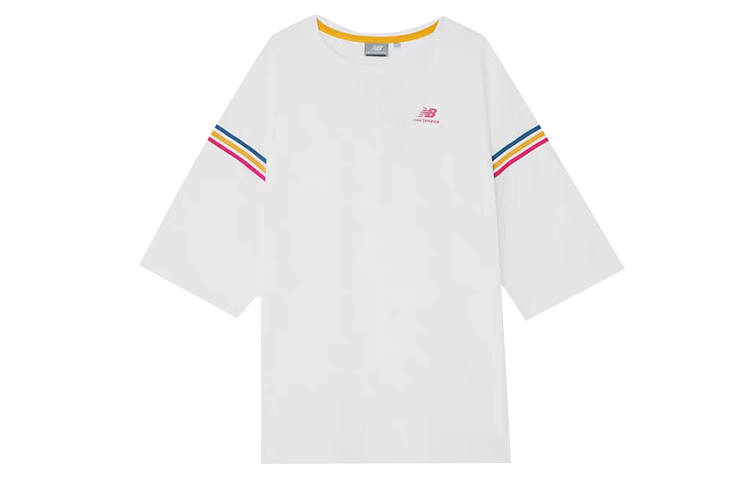 New Balance New Balance Drop Shoulder Sleeve T Shirt Women's White