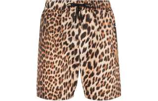 Roberto Cavalli Leopard Print Swim Shorts