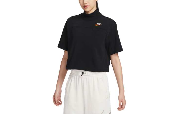 Nike Nike Drop Shoulder Sleeve T Shirt Women's Black