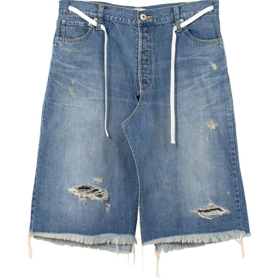 MIHARA YASUHIRO FW24 Skirt Men's Denim Blue
