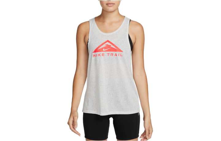 Nike Nike Tank Tops Women's White Crew Neck Moderate Straight Fit