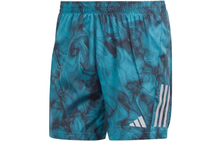 Adidas Adidas ALLOVER PRINT Own The Run Casual Shorts Men's Blue