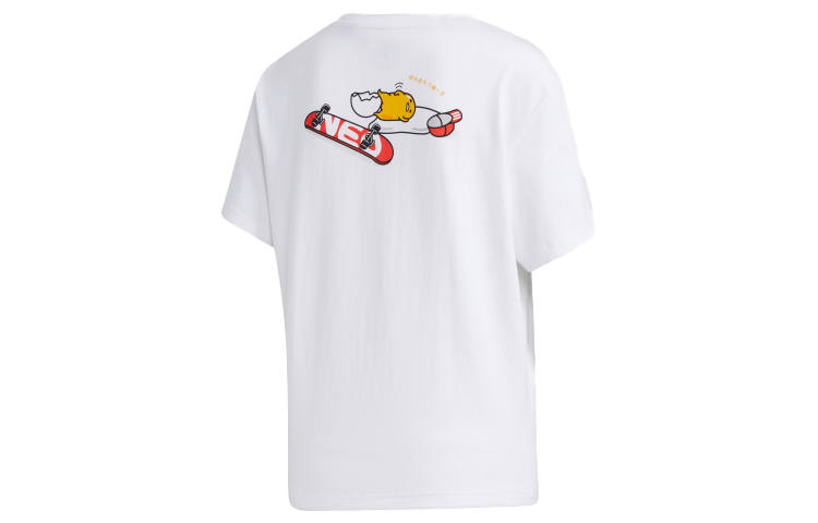 Adidas Neo Set in Sleeve T Shirt Women's White