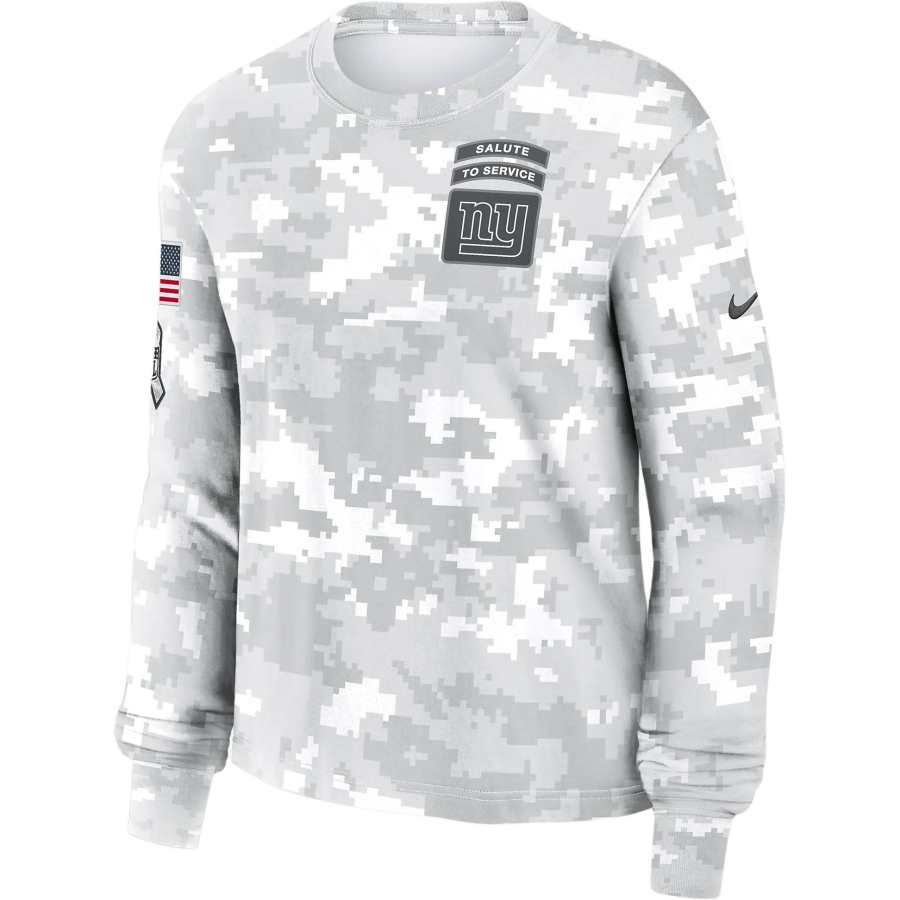 Nike Nike New York Giants Salute To Service Edge Lockup Women's Nike Dri FIT Nfl Long Sleeve T Shirt