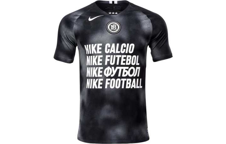 Nike Nike Soccer Jerseys Men's Black Moderate Straight Fit