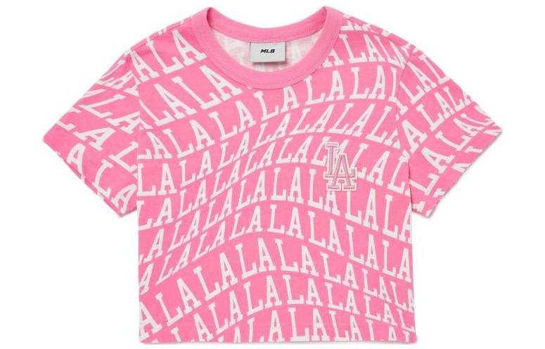 MLB MLB Regular Sleeve T Shirt Women's Pink