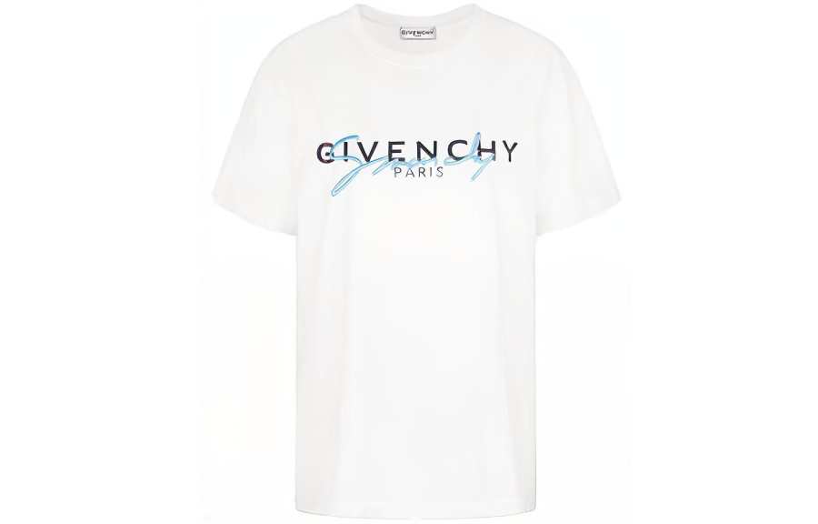 Givenchy Givenchy T Shirts Women's White Crew Neck Moderate Straight Fit
