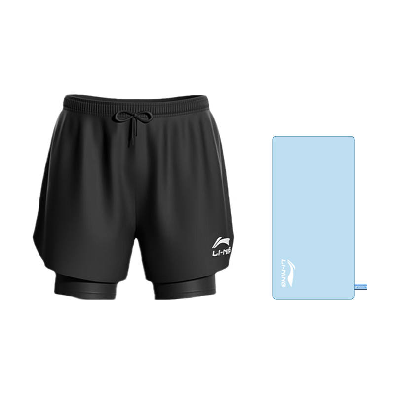 Li-Ning Li Ning Swimming Shorts Professional Training Swimming Cap Swim Goggles Swim Bag Shorts Set Men's
