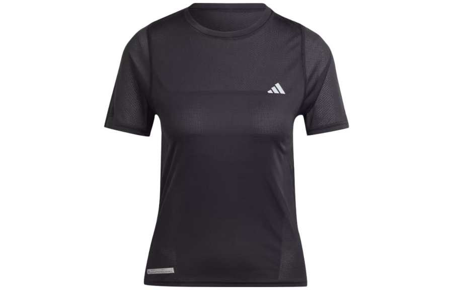 Adidas Adidas Ultimate T Shirts Women's Black Crew Neck Moderate Straight Fit