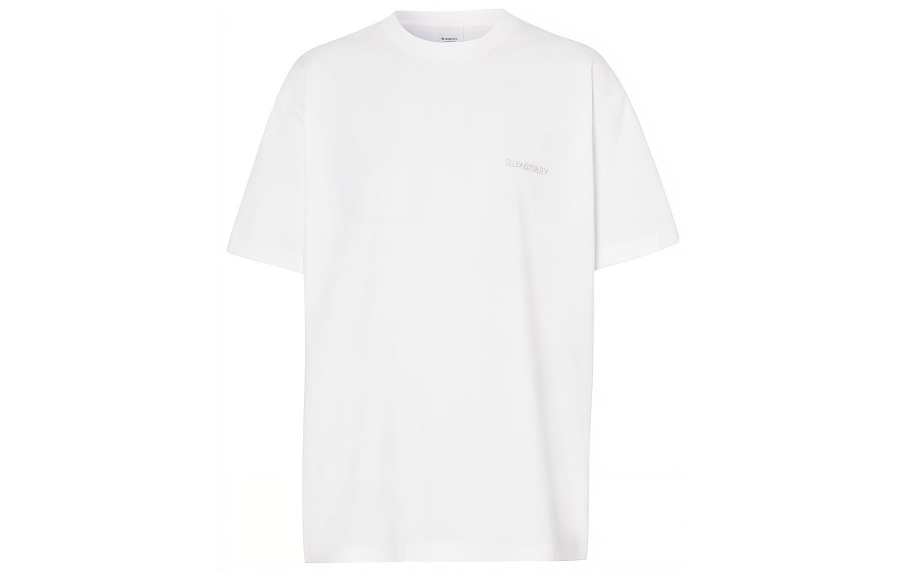 Burberry Drop Shoulder Sleeve T Shirt Women's White