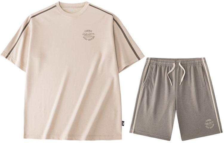 Anta Life Collection Casual Sportswear Men's Champagne Khaki/Linen Gray
