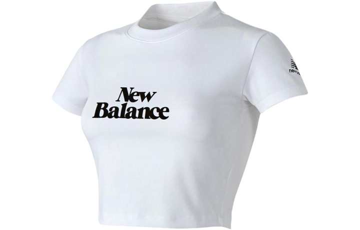 New Balance New Balance T Shirts Women's White Crew Neck Moderate Other