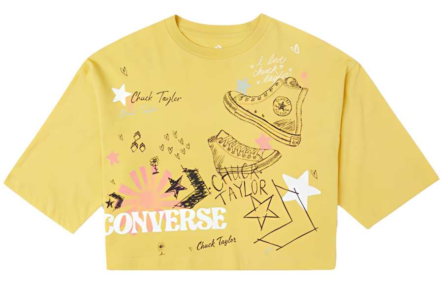 Converse Converse T Shirt Women's Yellow