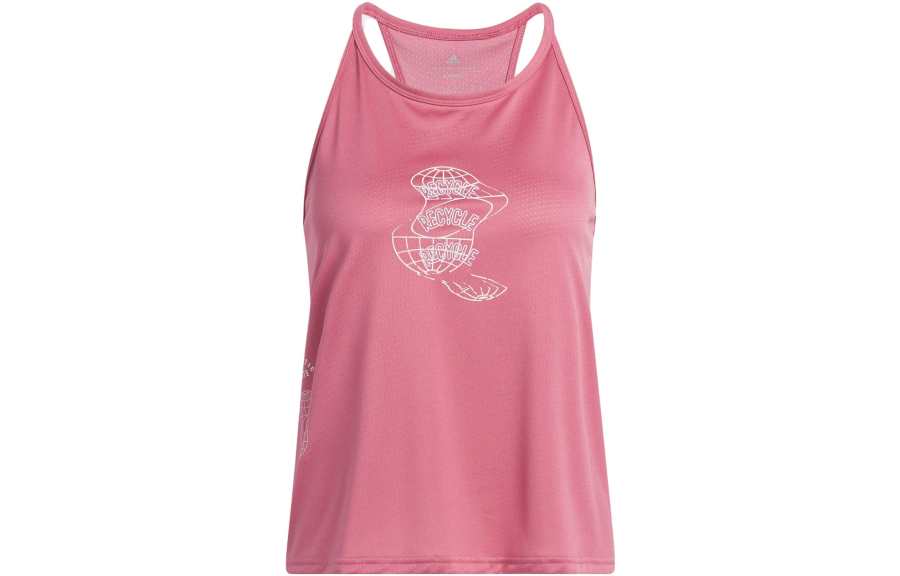 Adidas Adidas Tank Tops Women's Pink Straight Fit