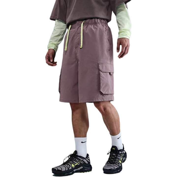 Nike Nike Dri FitSportswear Cargo Shorts Men's Umber Gray/Light Lemon