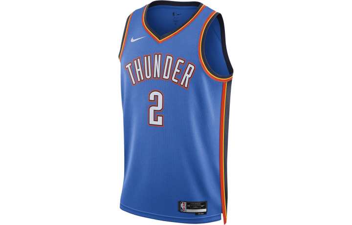 Nike Nike Oklahoma City Thunder Icon Edition 2022/23 Men's Nike Dri-FIT NBA Swingman Jersey Blue