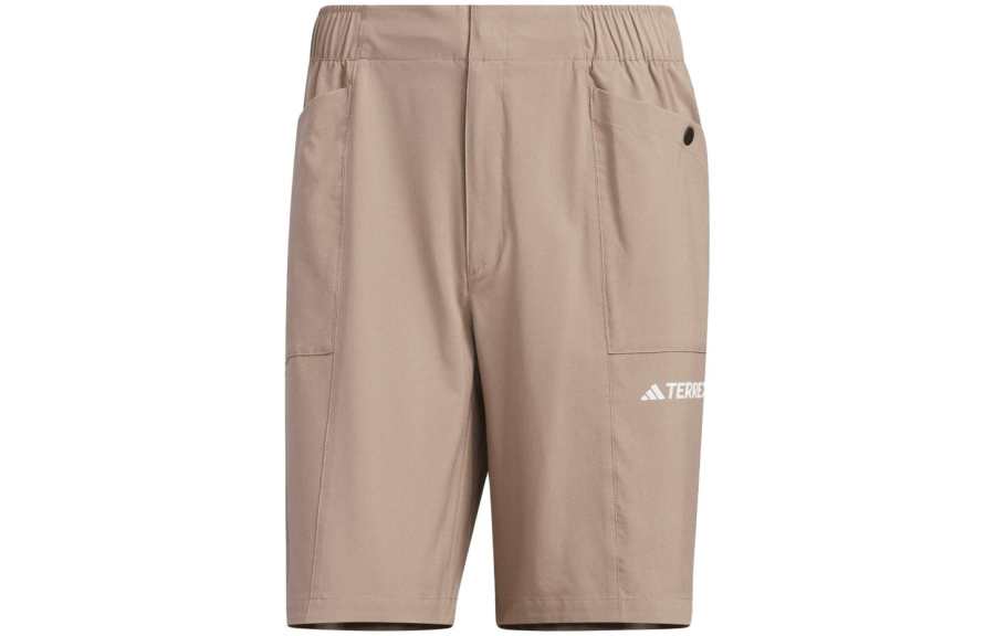 Adidas Adidas Casual Shorts Men's Khaki Brown Moderate