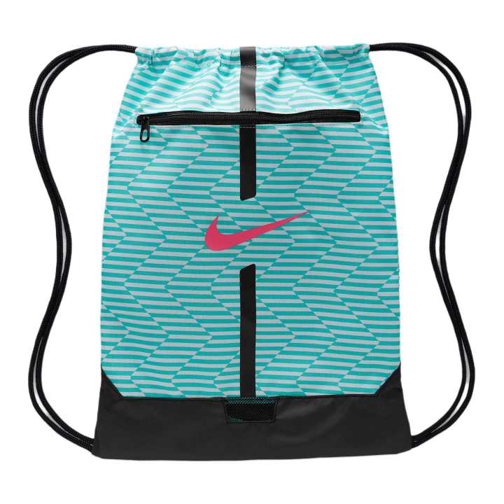 Nike Nike Academy Polyester Backpack Unisex Aurora Green & Black & Explosion Pink