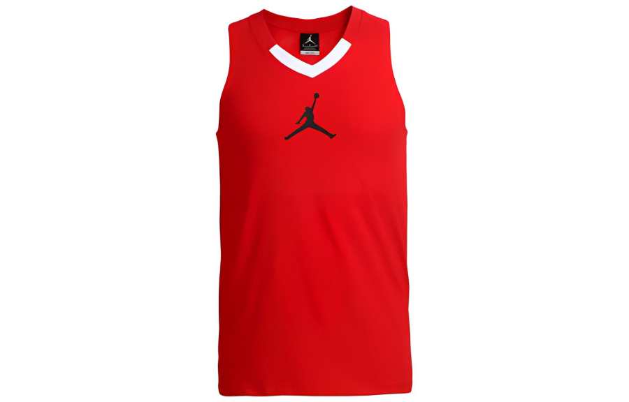 Jordan Jordan Rise 4 Basketball Jerseys Men's Red Moderate Racerback